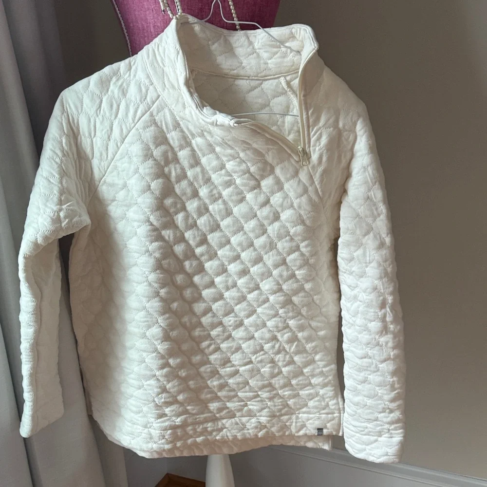 Talbots Cream Quilted Jacket - Picture 1 of 8